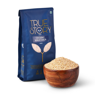 TRUE STORY - Organic Wheat Dalia Grains 500gm